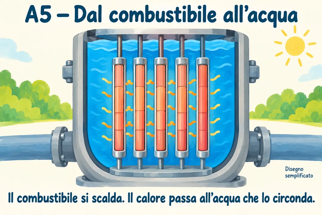 Illustrazione o schema del libro: 13  Il calore passa all’acqua