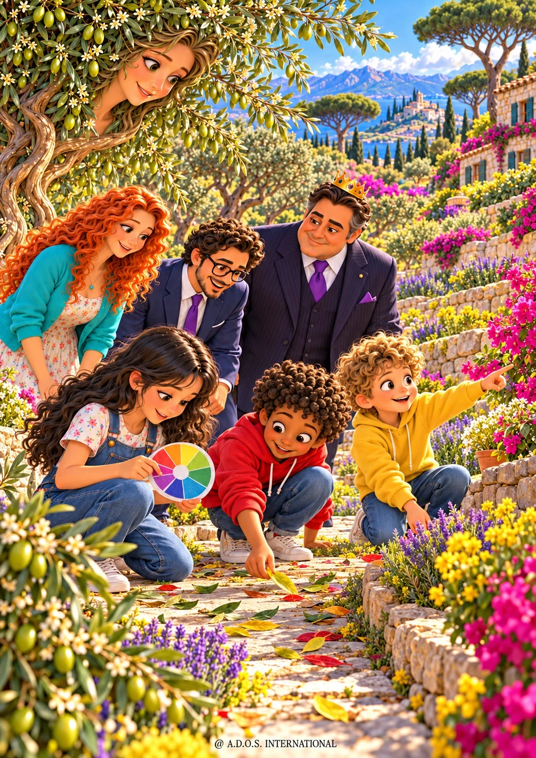 Il sentiero dei colori con Rumo, Giulio, Tila e i bambini