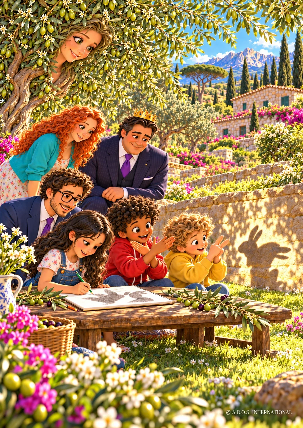 Le ombre delle chiome con Rumo, Giulio, Tila e i bambini