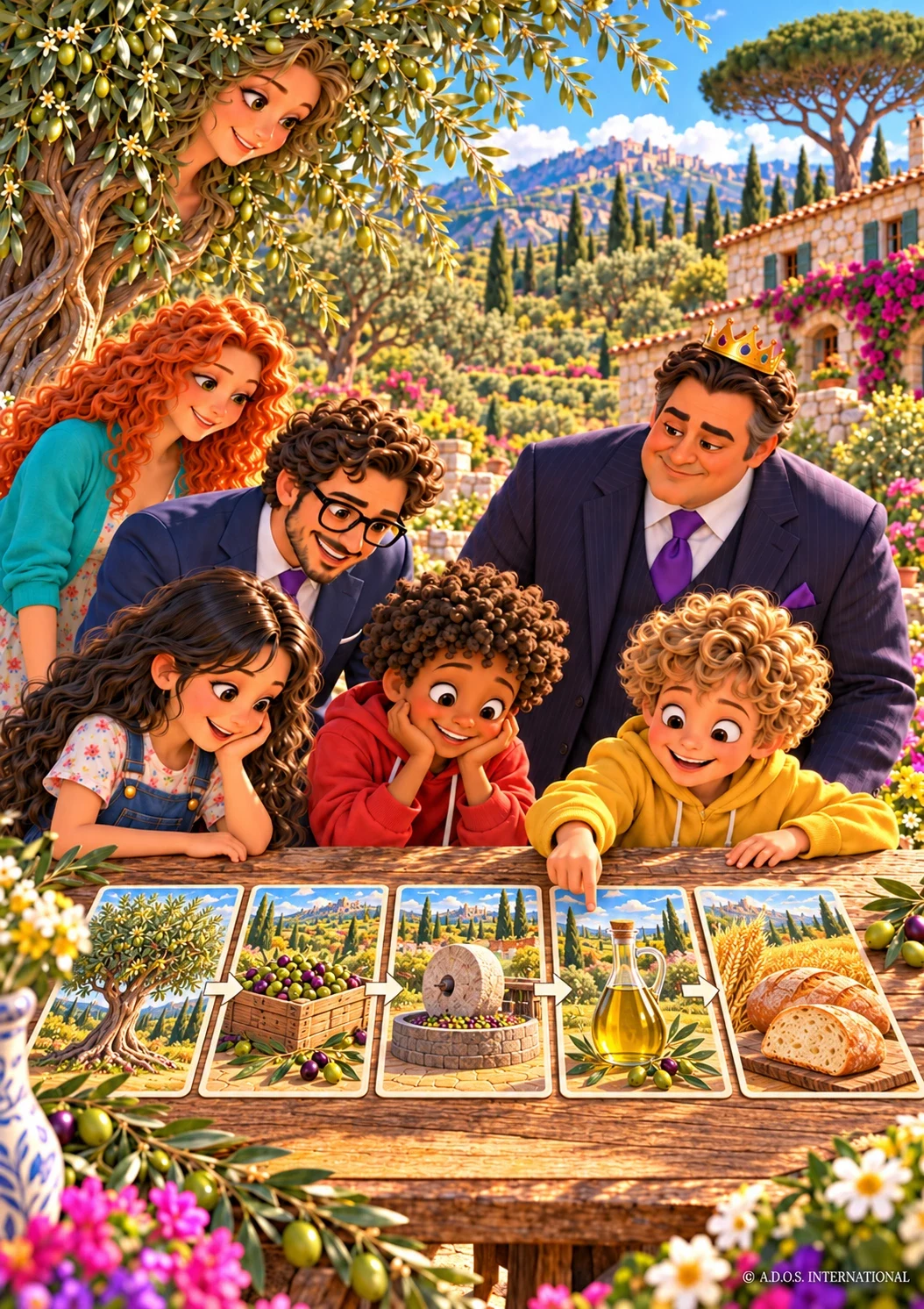 La mappa del viaggio con Rumo, Giulio, Tila e i bambini