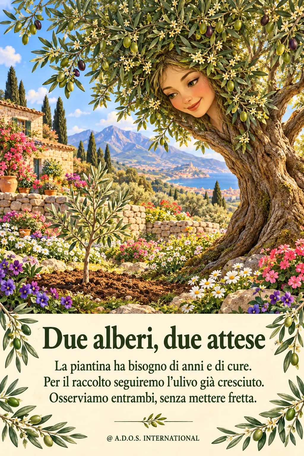 Due alberi, due attese · osserviamo insieme