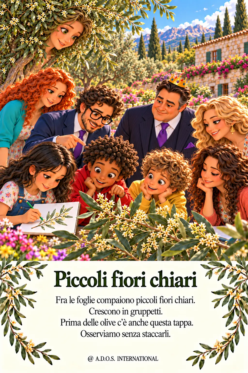 Piccoli fiori chiari · osserviamo insieme