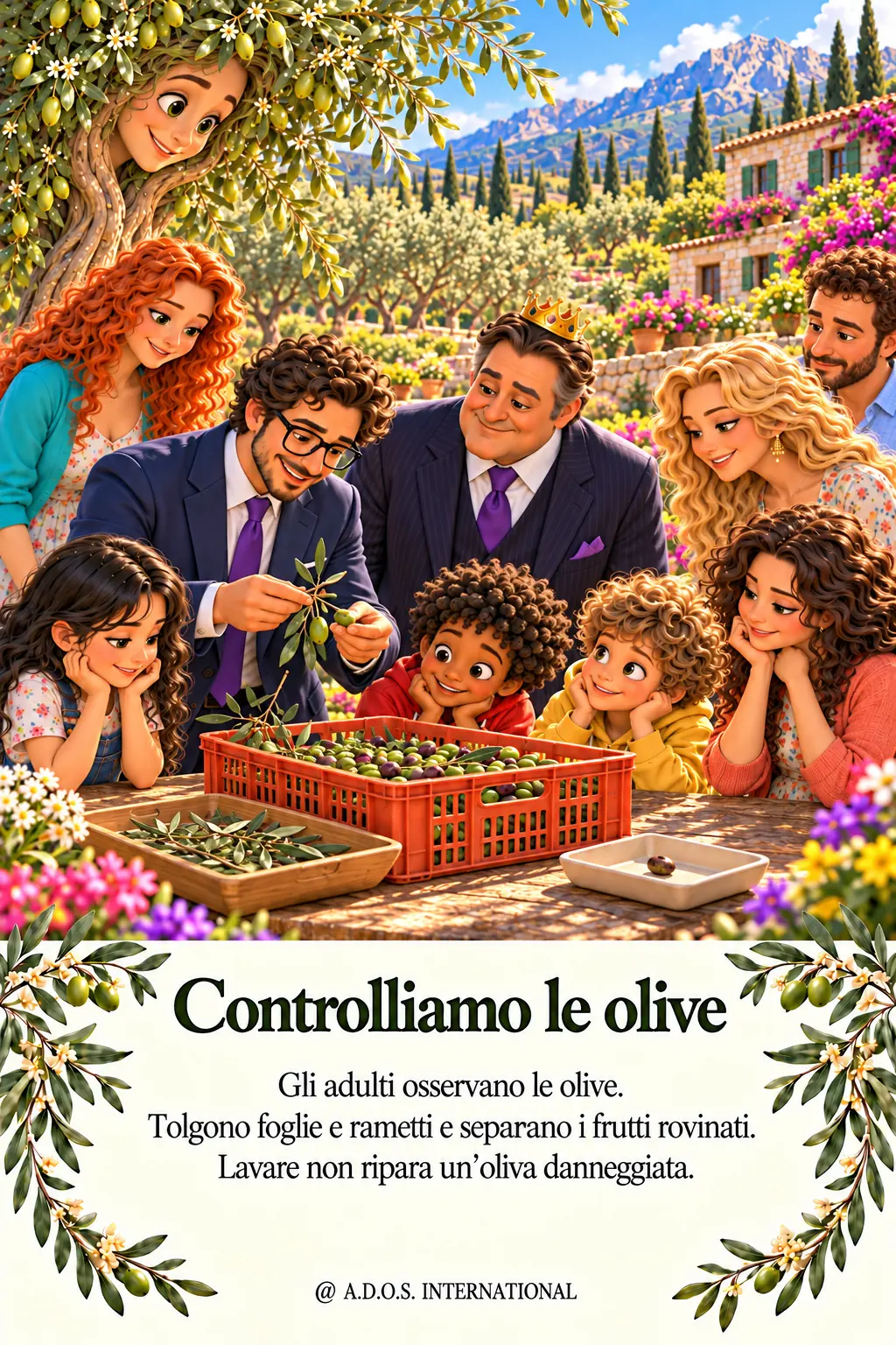 Le olive si controllano · osserviamo insieme