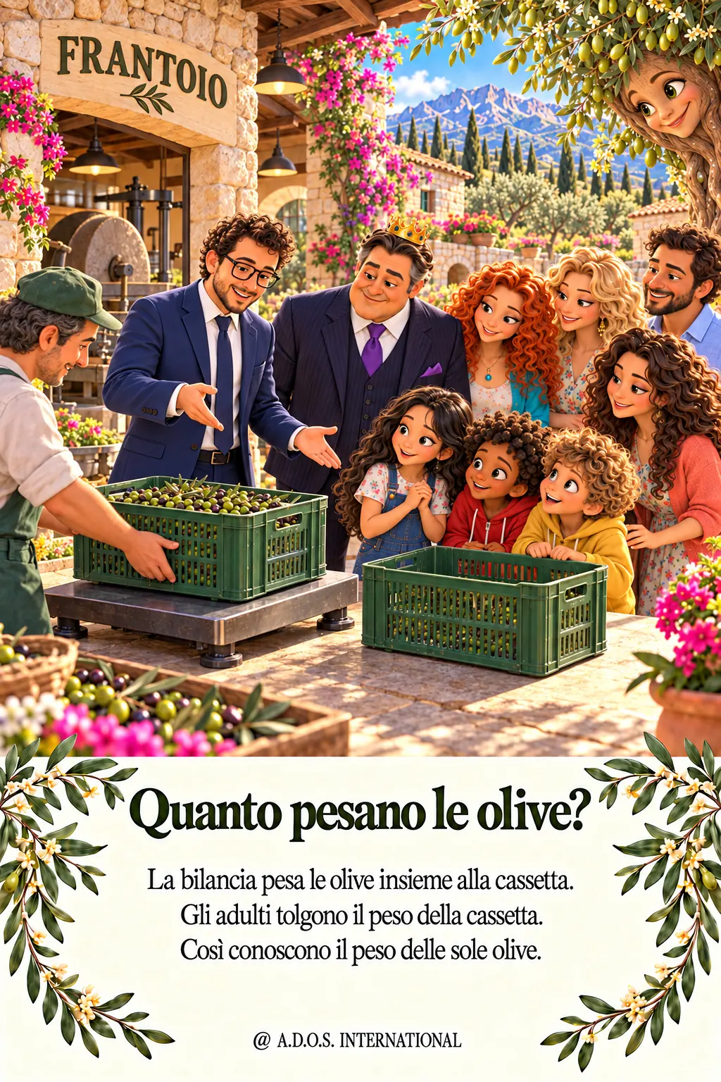 La bilancia del frantoio · osserviamo insieme
