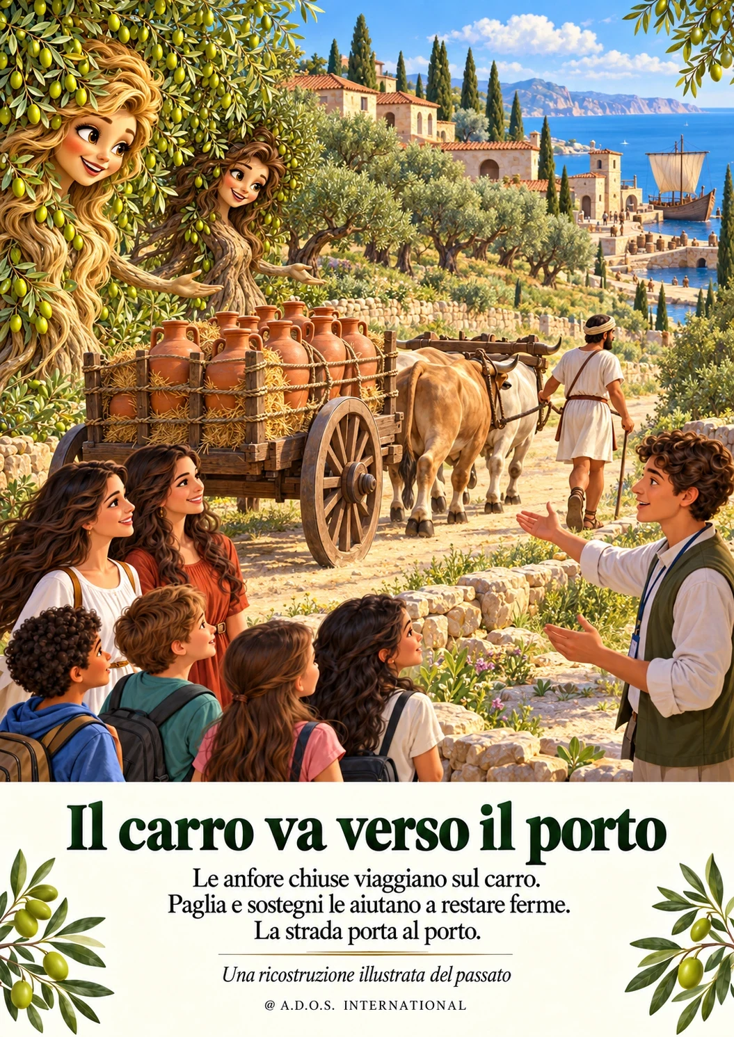 Il carro va verso il porto