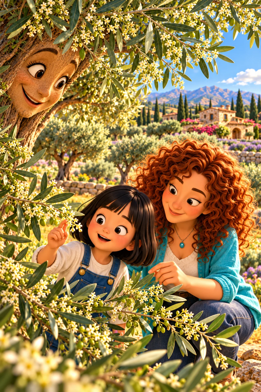 Piccoli fiori chiari